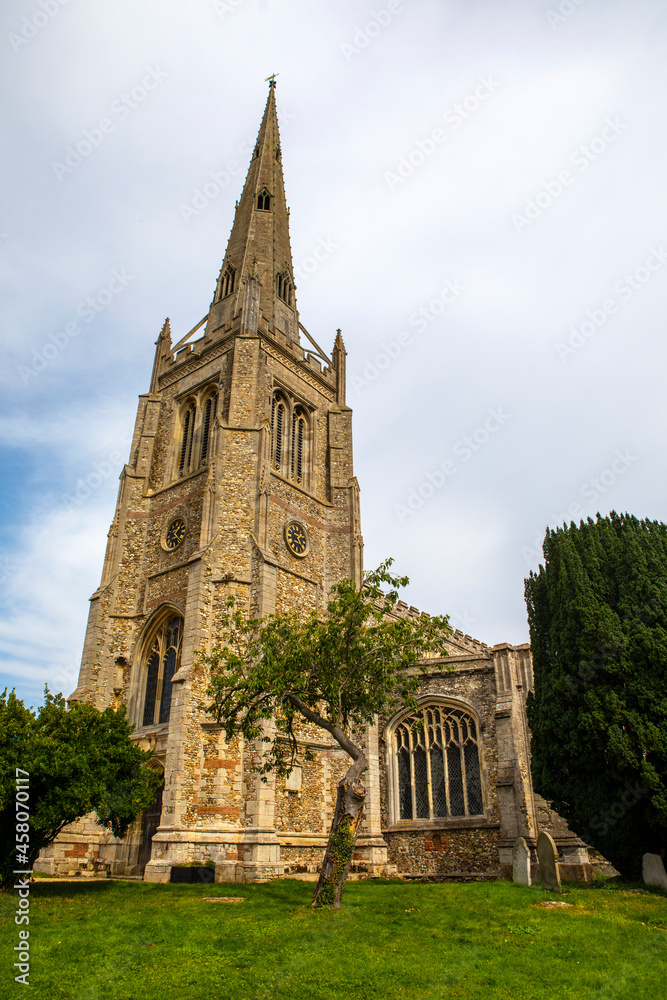 Thaxted Parish Church in Essex, UK