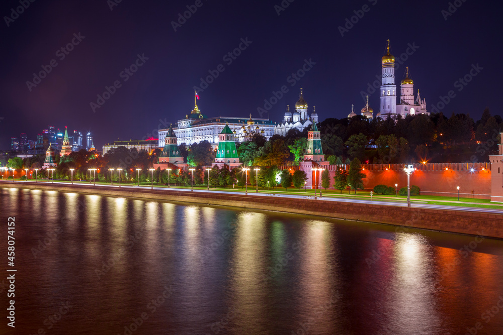 City at night. Moscow.