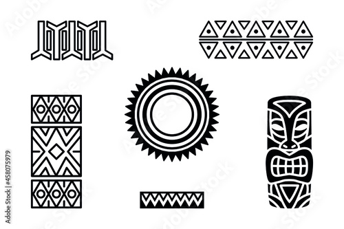 Polynesian tattoo indigenous primitive art
