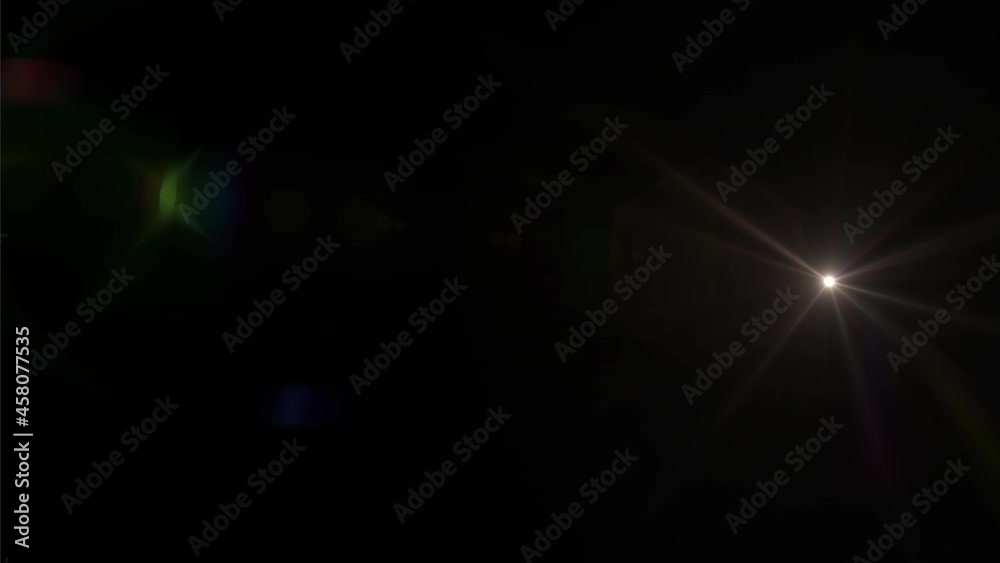 Optical Flares and Blinking on Black Background 4k Footage Optical Flares and Blinking on Black Background 4k Footage