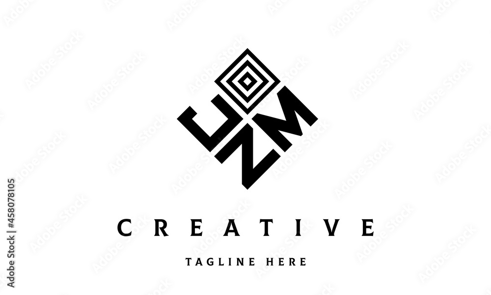 JMN square three latter logo vector JMN square three latter logo vector