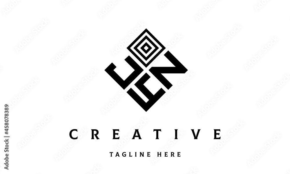 JNY square three latter logo vector JNY square three latter logo vector
