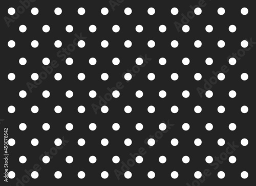 Seamless modern pattern with geometric forms on black background, black and white, simple banner, design for decoration, wrapping paper, print, fabric or textile, lovely card, vector illustration