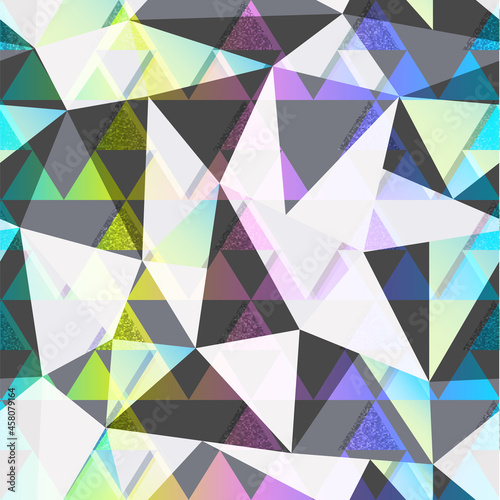 Abstract triangle pattern.