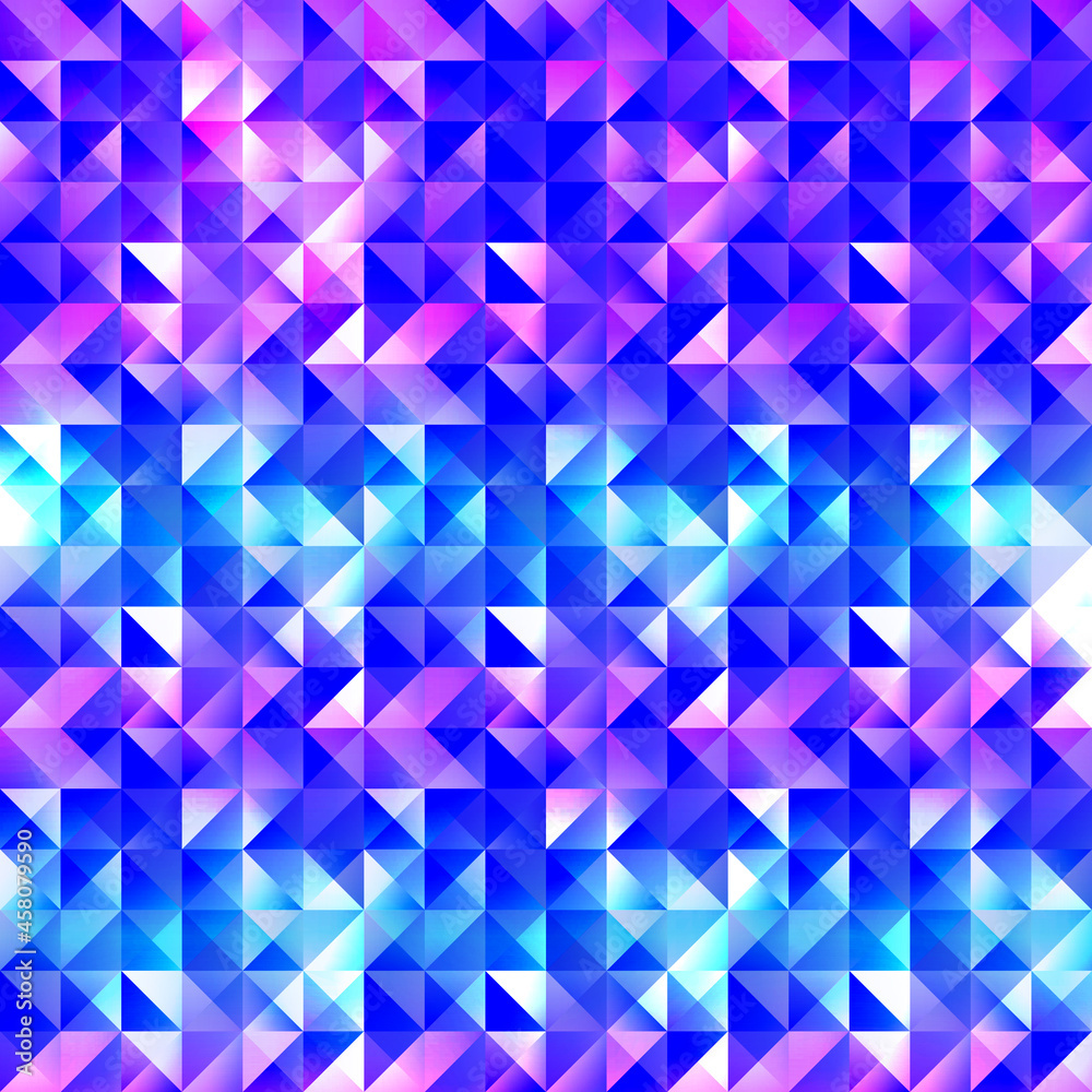 Blue triangle seamless pattern. Blue triangle seamless pattern.