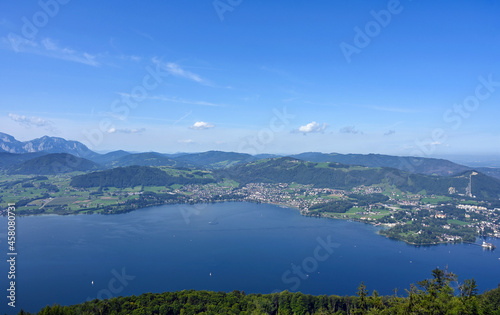 Lake Traun Traunsee landscapes in Upper Austria