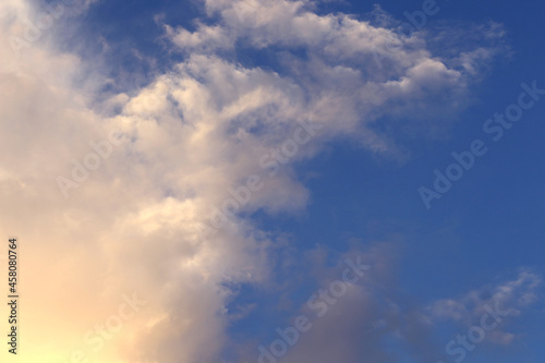 Blue sky background