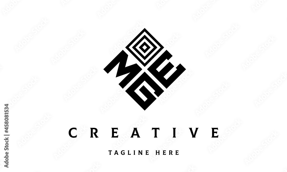 MEG square three latter logo vector MEG square three latter logo vector