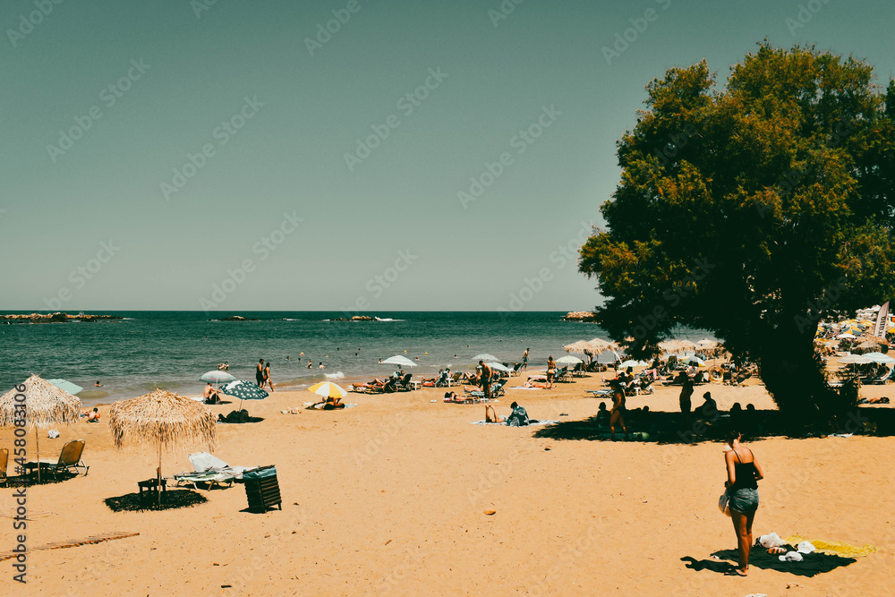 Obraz premium Crete, Greece, Chania, Rethymno, Gonia