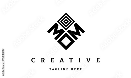 MMO square three latter logo vector