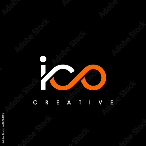 ICO Letter Initial Logo Design Template Vector Illustration