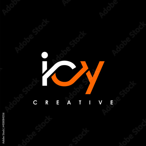 ICY Letter Initial Logo Design Template Vector Illustration