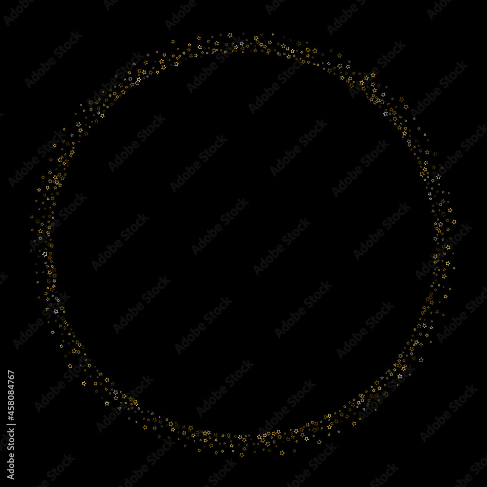 Gold Glitter Stars. Luxury Shiny Confetti. Gold Glitter Stars. Luxury Shiny Confetti.