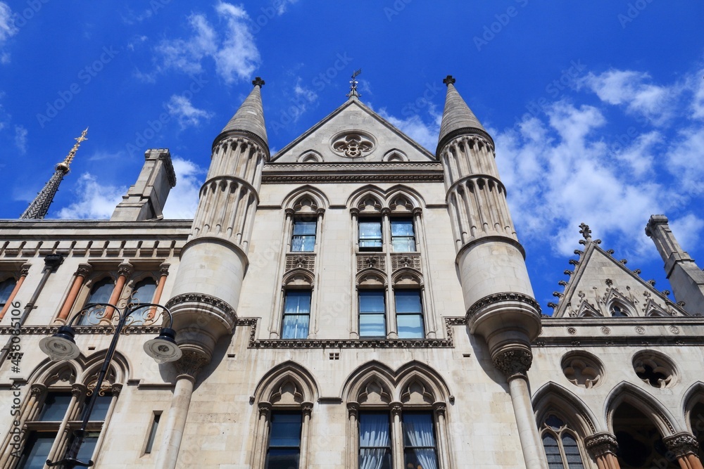 Royal Courts of Justice, London UK