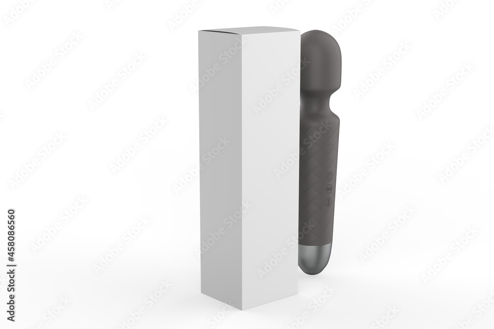 The Original Wireless 20x Multi-Speed Vibrations Compact Power Personal Handheld Wand Massager. 3d illustration The Original Wireless 20x Multi-Speed Vibrations Compact Power Personal Handheld Wand Massager. 3d illustration