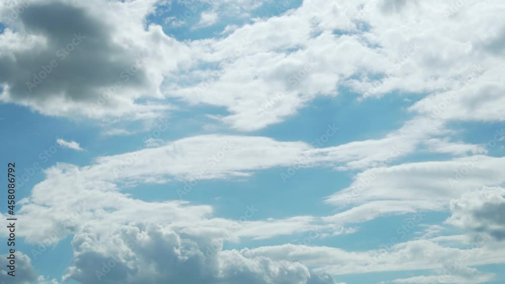 SKY Clear Cloud. Beautiful Blue Sky with Clouds 4K Time Lapse. Clouds 4k Rolling Puffy Cumulus and Feathery Clouds, Beauty Atmosphere Background Aerials Abstract Relaxation SKY Clear Cloud. Beautiful Blue Sky with Clouds 4K Time Lapse. Clouds 4k Rolling Puffy Cumulus and Feathery Clouds, Beauty Atmosphere Background Aerials Abstract Relaxation
