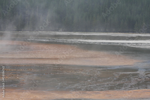 geyser pool with bacteria
Yellowstone National Park