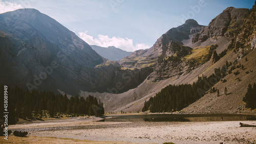 view of the mountains
