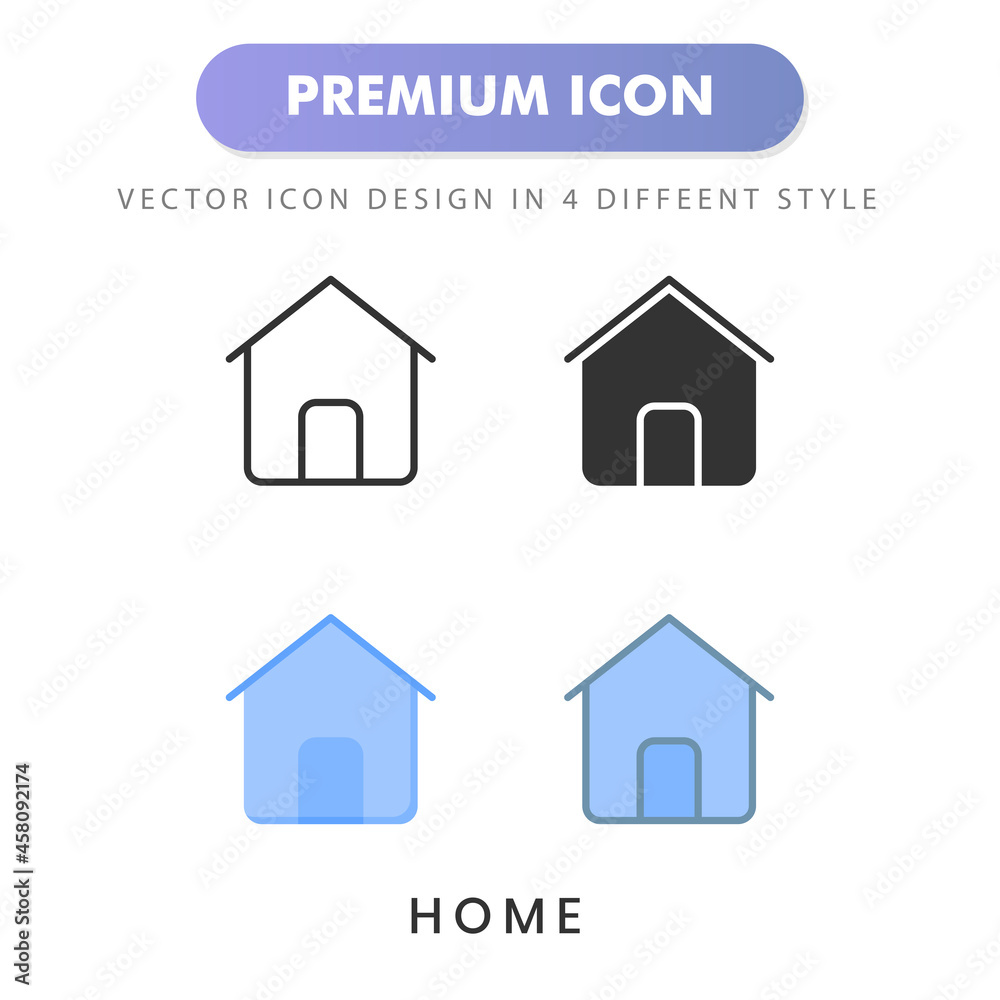 home icon for your website design, logo, app, UI. Vector graphics illustration and editable stroke.