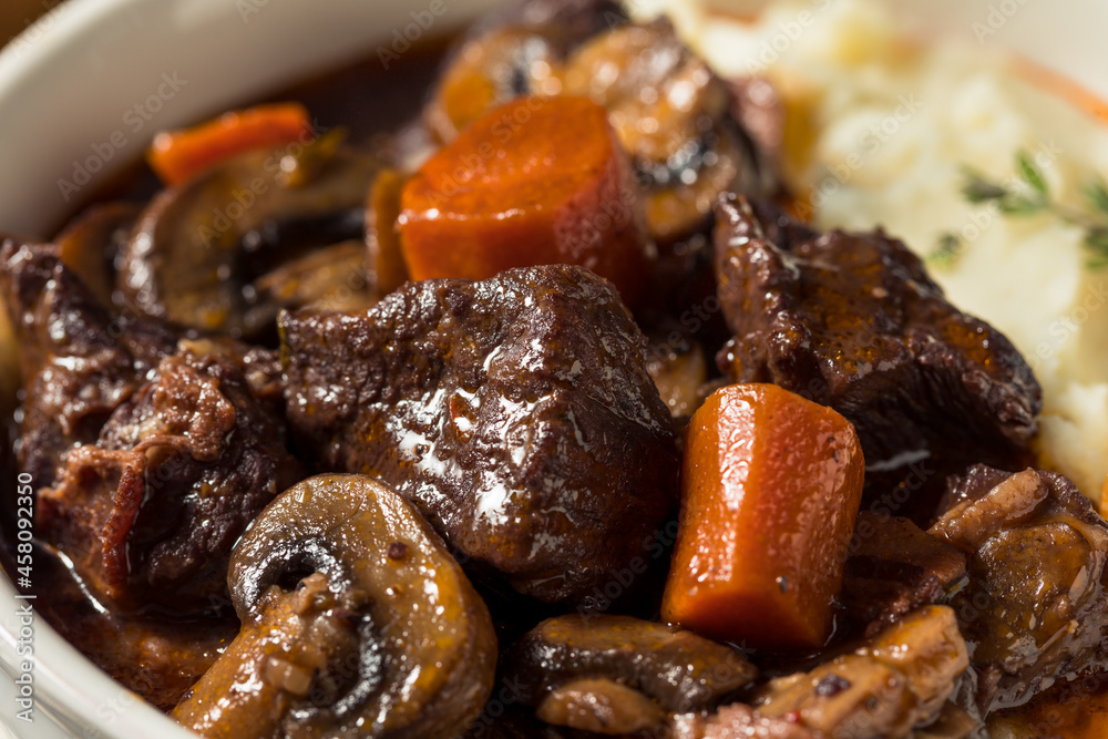 Homemade French Beef Bourguignon Stew Homemade French Beef Bourguignon Stew