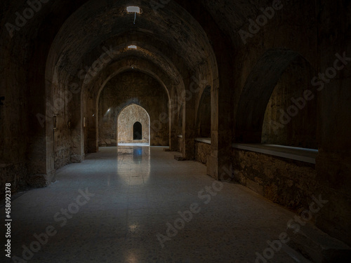 Turkey, Alarahan city, September 18, 2021, interiors of the Turkish fortress