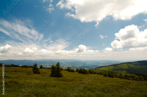 krajobraz górski, widok na hale © WGBN