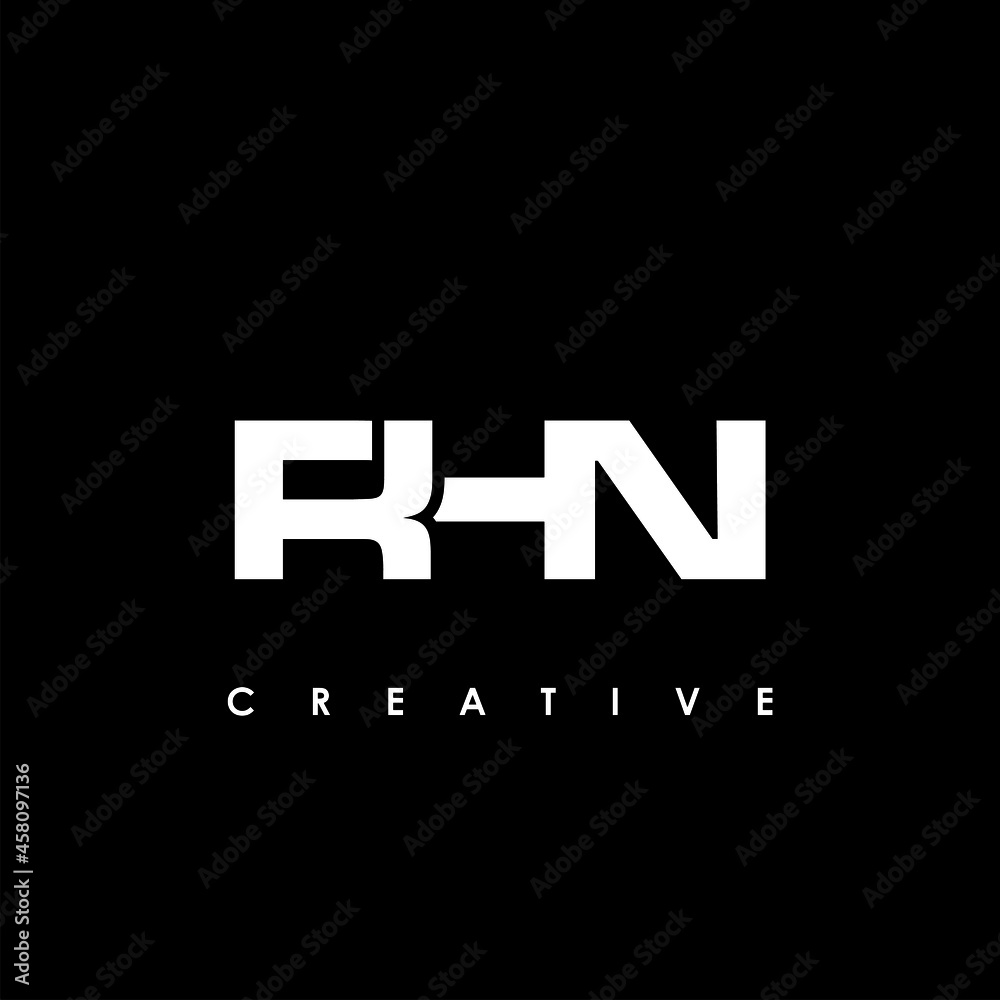 RHN Letter Initial Logo Design Template Vector Illustration RHN Letter Initial Logo Design Template Vector Illustration