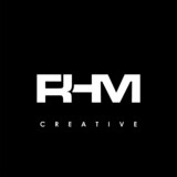 RHM Letter Initial Logo Design Template Vector Illustration