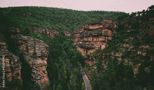 panorama of canyon