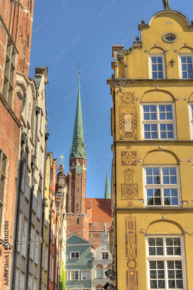 Gdanks Old Town, Poland, HDR Image