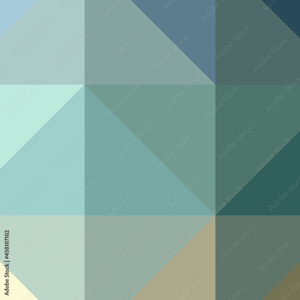Obraz premium Abstract color Low-Polygones Generative Art background illustration