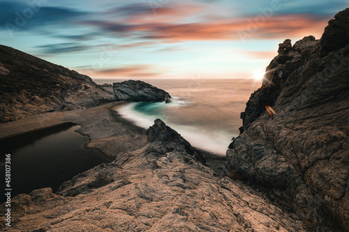 Fototapeta Naklejka Na Ścianę i Meble -  Nas beach Ikaria greece travel
