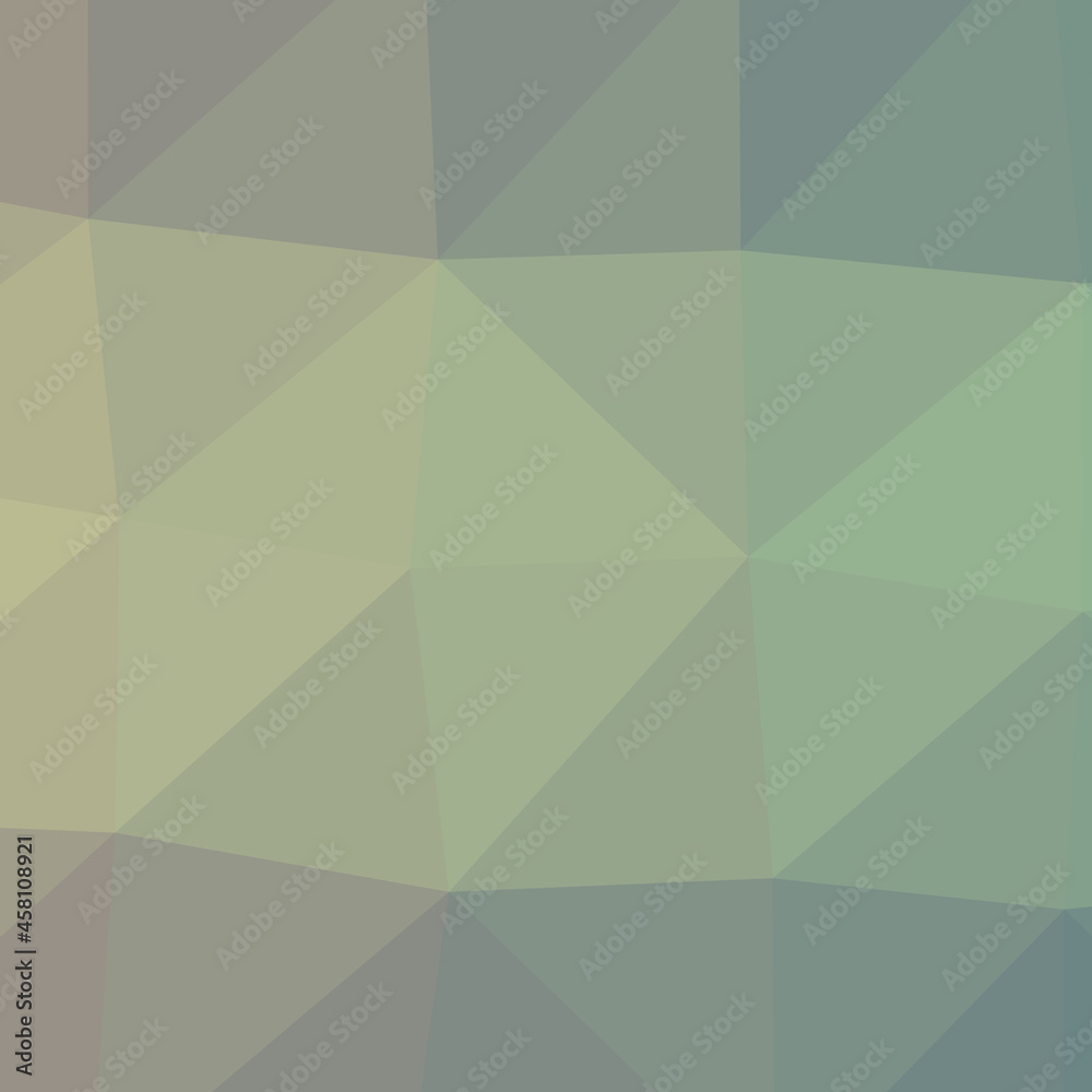 Fototapeta premium Abstract color Low-Polygones Generative Art background illustration