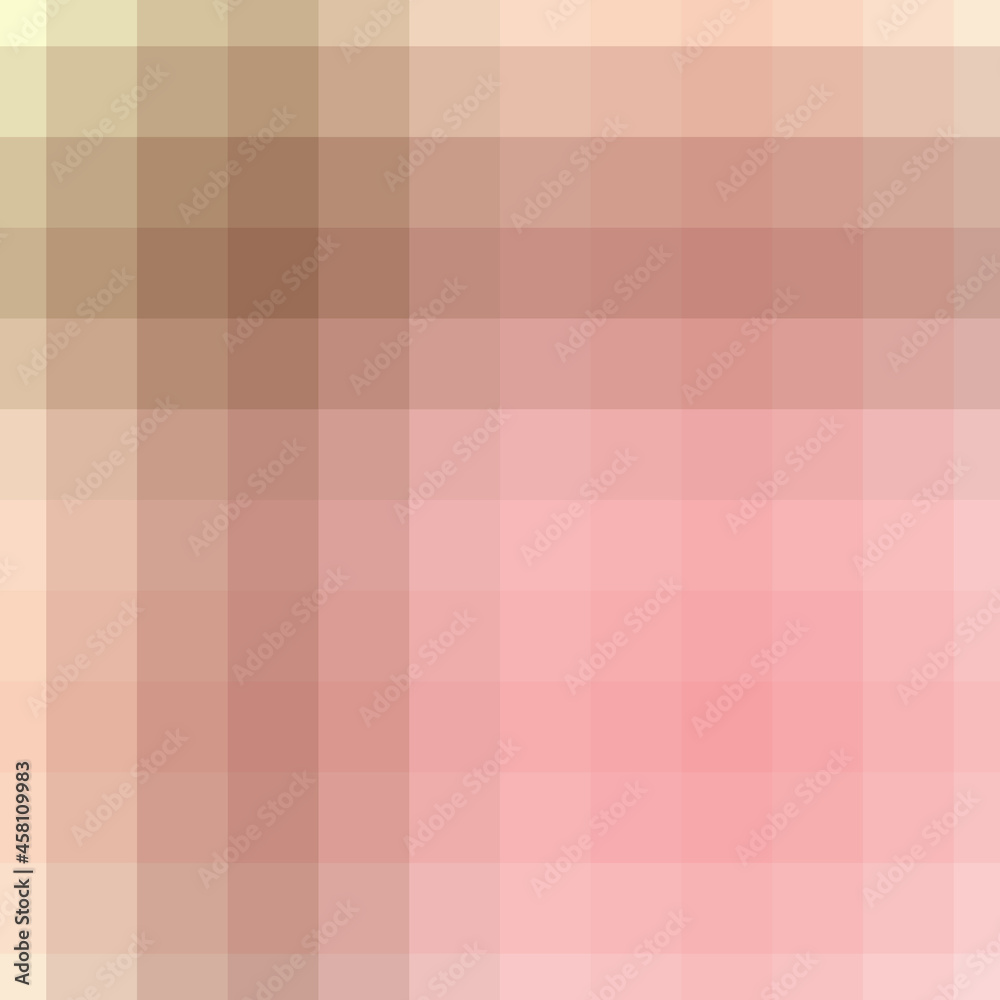 Fototapeta premium Abstract color Low-Polygones Generative Art background illustration