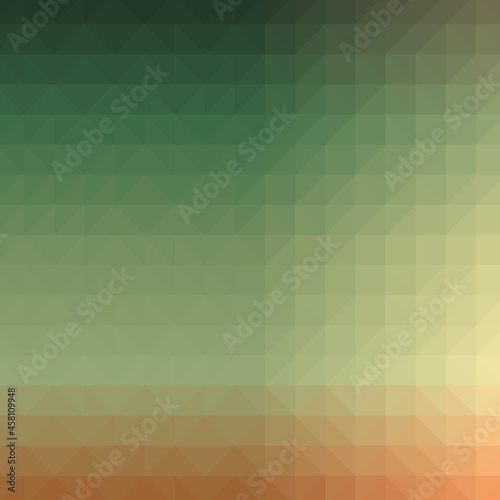 Abstract color Low-Polygones Generative Art background illustration