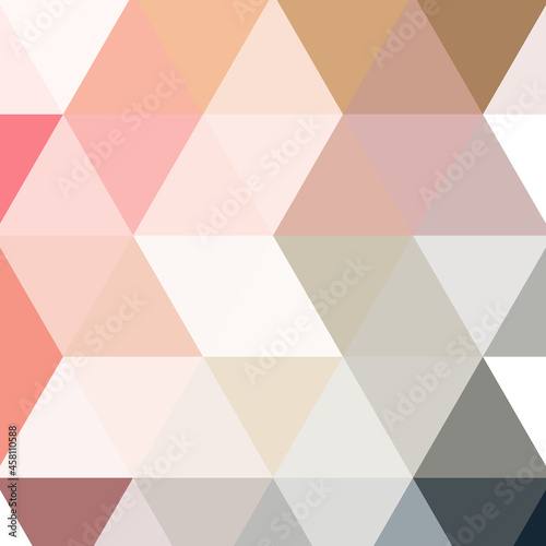 Abstract color Low-Polygones Generative Art background illustration