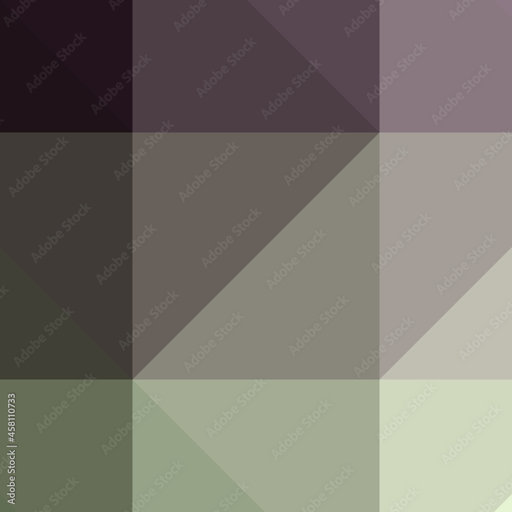Fototapeta premium Abstract color Low-Polygones Generative Art background illustration