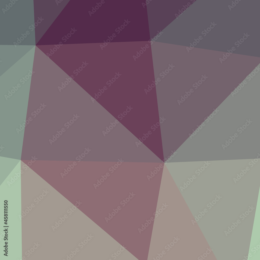 Fototapeta premium Abstract color Low-Polygones Generative Art background illustration