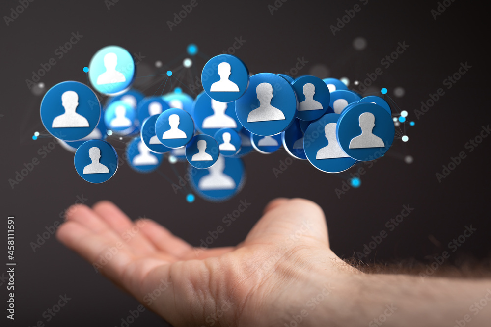 HR - Human resources management and recruitment concept