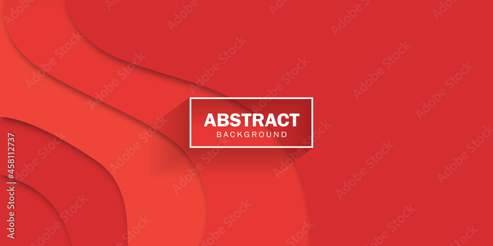 Vector abstract background - modern concept of red paper art style, banner. Vector abstract background - modern concept of red paper art style, banner.