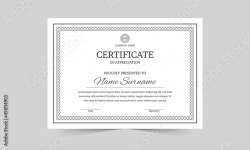 Simple and Clean Certificate Template
