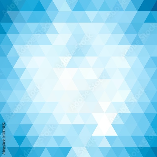 Abstract Blue Triangle Geometrical Background, Vector Illustration. eps 10