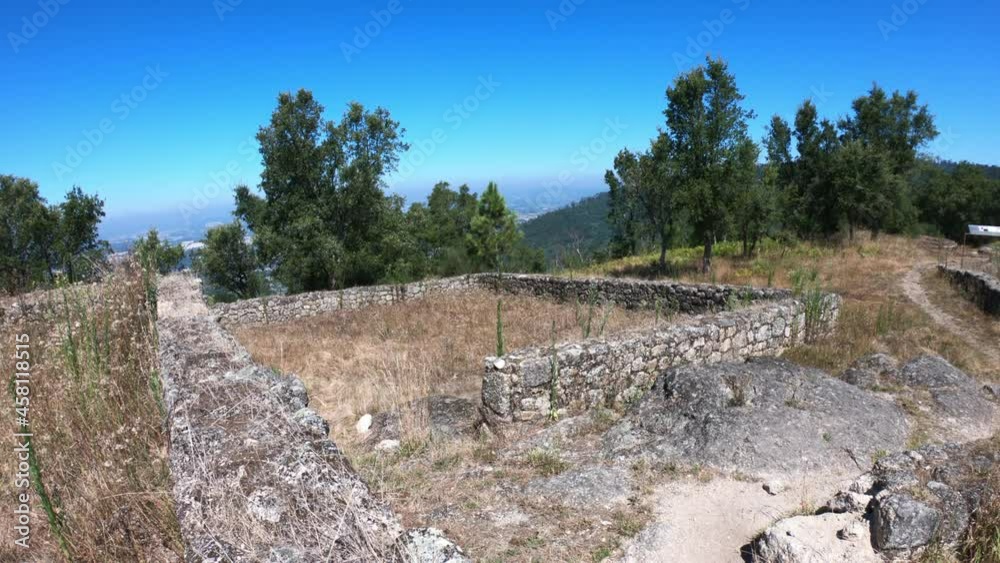 DRONE AERIAL FOOTAGE: The Padrao Mountain Roman Settlement, or Chester ...