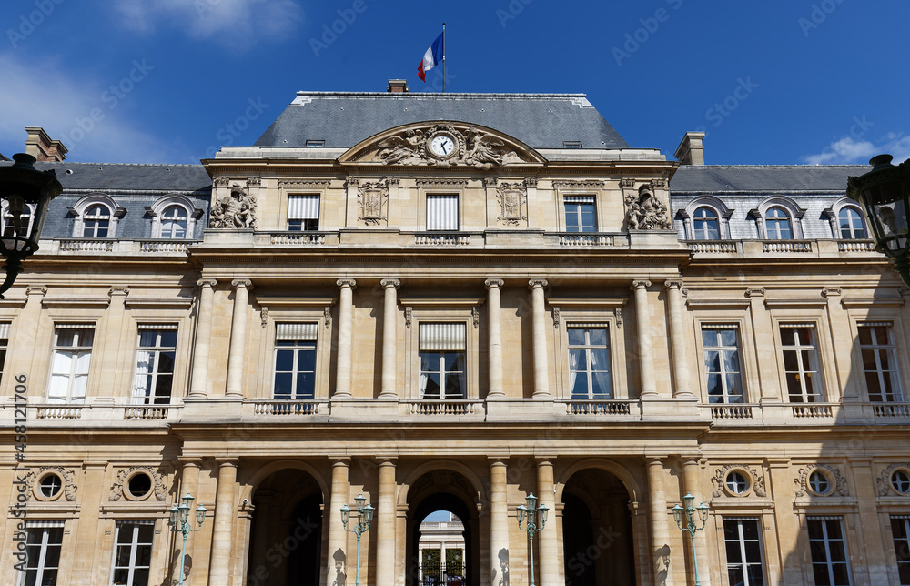 Obraz premium The Council of State is an administrative court of the French government, Paris.