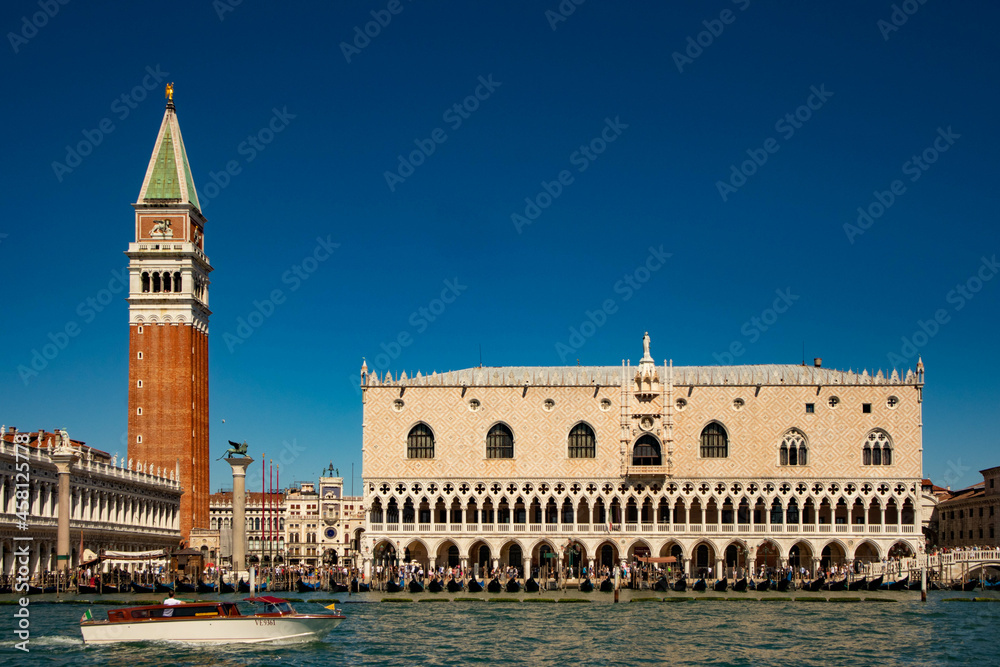 Venice, Veneto, Italy after 2020 lockdown in summer