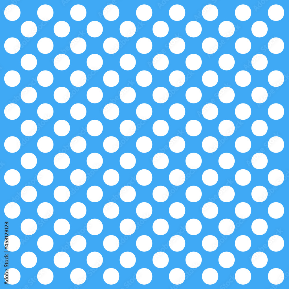 White Polka Dot Background on blue Background, Polka Dot Background, White Dot Pattern on Red Background.