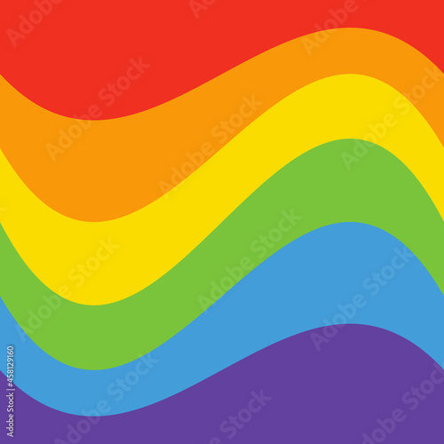 LGBT LGBTQ+ Pride Hearts and Slogans Social Media Post Template. Love is Love, Be Proud, Be Yourself. Hearts in LGBT Flag Colours. Vector Design Element for LGBT Pride Social Post, Square Banner, Logo © Lioner