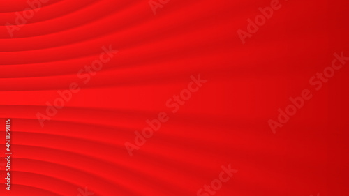 Luxury Gala Ceremonial Elegant 3D Red Abstract Background With Geometric Warped Stripes