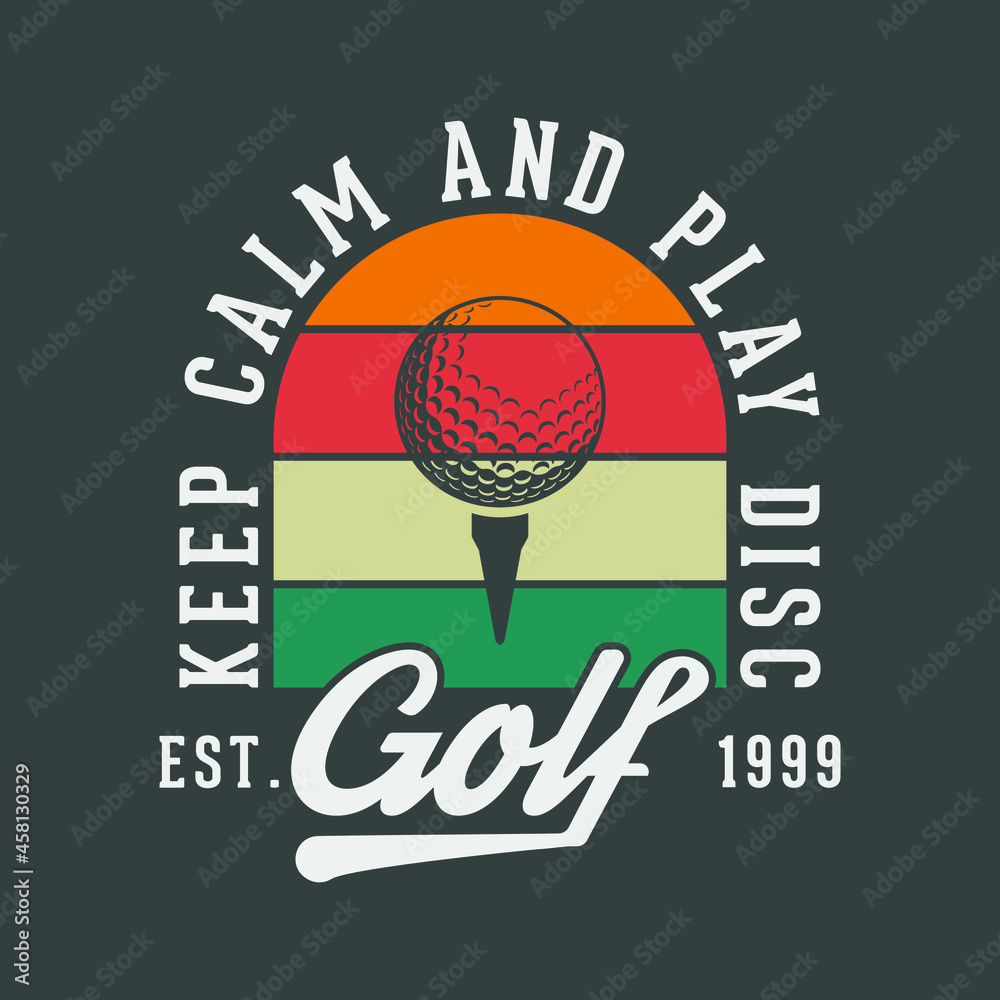 Golf t shirt design, Vintage golf t shirt design, Typography golf t