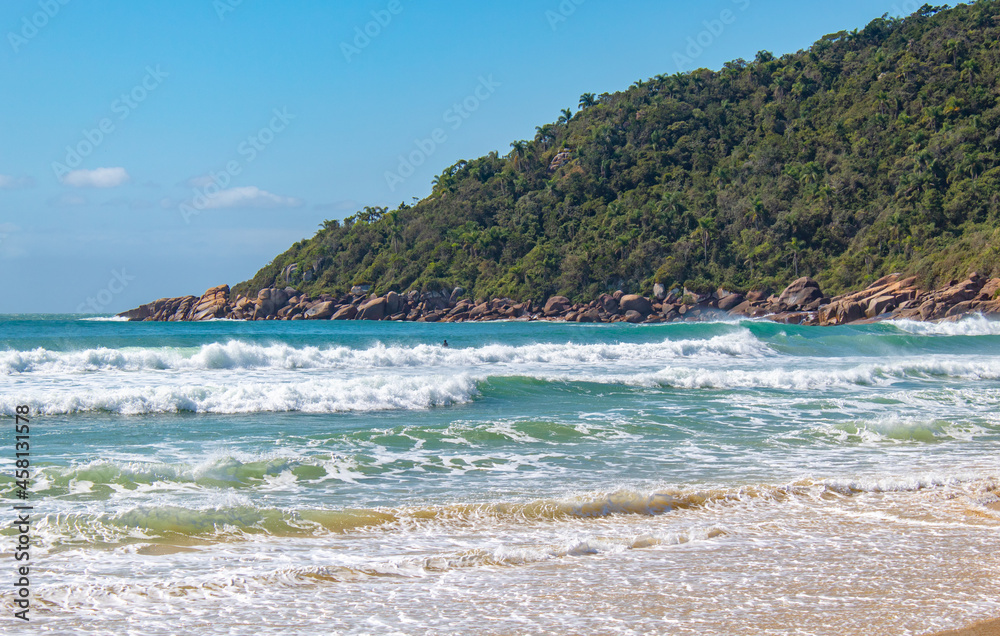 ondas fortes da Praia Brava Florianopolis Santa Catarina Brasil Florianópolis